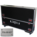60" - 65" LCD/Plasma Road Case -  Flat Panel Monitor Gator Case