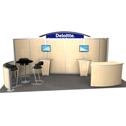 Deloitte Hybrid Trade Show Rental Display