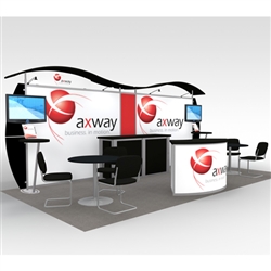 Axway Hybrid Trade Show Rental Display