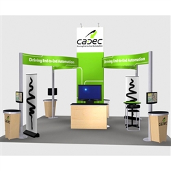 Cadec Hybrid Trade Show Rental Display