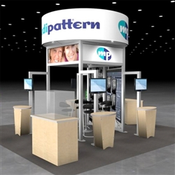 Medipattern Hybrid Trade Show Rental Display