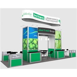 DynDim Siplast Hybrid Trade Show Rental Display