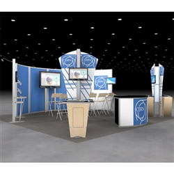 Cern Island Hybrid Trade Show Rental Display