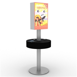 Phone Charging Station Rental Kiosk w/ Lightbox