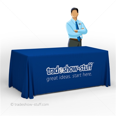 3-sided Table Drapes for Trade Shows