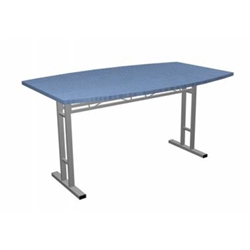 Portable Trade Show 5ft Arc Side Conference Table