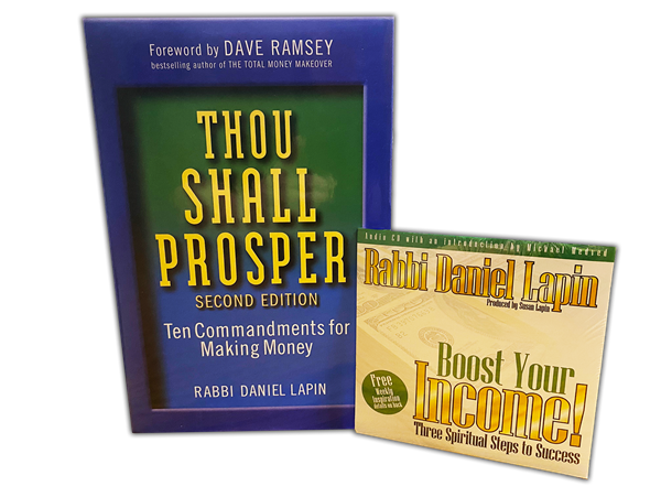 Thou Shall Prosper - Rabbi Daniel Lapin (Hardcover) with BONUS "Boost Your Income" DVD!