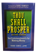 Thou Shall Prosper - Rabbi Daniel Lapin (Hardcover)