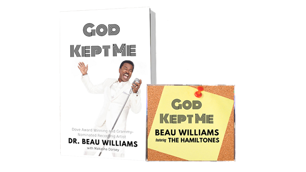 "God kept me" Devotional and " God kept me" CD single.