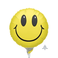 9 inch Smiley Face Foil Balloon