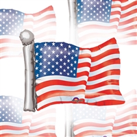 American Flag Foil Balloon