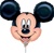 14 inch Mickey Mouse Mini Shape Head foil balloon