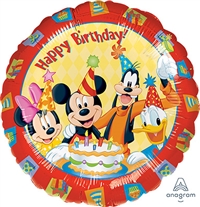 18 inch Mickey & Friends Party Round Balloon