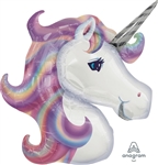 33 inch Pastel Unicorn Foil Balloon