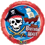 18 inch Happy Birthday Mate Pirate Ship