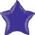 20 inch PURPLE Star Qualatex Foil