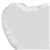 Qualatex 36 inch White Heart shaped foil balloon
