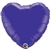 18 inch PURPLE Heart Qualatex Foil Balloon