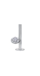 14 inch CLEAR LOMEY Pedestal, Price Per Box of 12