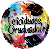 18 inch Felicidades Graduado! Stars