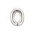 14in SILVER Letter O Megaloon Jr., Price Per Bag of 5