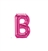 16 inch Letter B Northstar MAGENTA