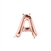 16 inch Letter A Northstar ROSE GOLD