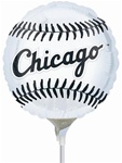 9 inch CHICAGO WHITE SOX (2 side), Price Per Pack of 25