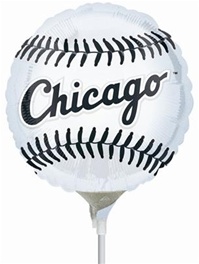 9 inch CHICAGO WHITE SOX (2 side), Price Per Pack of 25