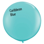 3 foot Qualatex CARIBBEAN BLUE