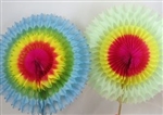 Mini Tissue Fan Pack of 6