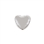 4 inch SILVER Heart Qualatex Foil Balloon