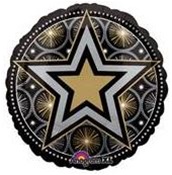 18 inch Glitter Stars Print