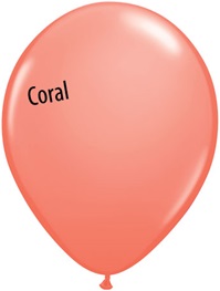 11 inch Qualatex Fashion CORAL