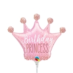 Birthday Princess Crown Balloon