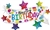 Birthday Banner Stars Balloon