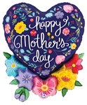 28 inch Mother's Day Folk Floral Heart