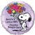 18 inch Snoopy Get Well Tender Beagle foil balloon