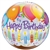 22 inch BUBBLES Birthday Balloons and Candles