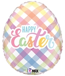 Easter Egg Plaid Balloon
