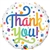 18 inch Thank You Colorful Confetti Balloon