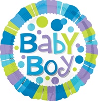 18 inch VLP Baby Boy Stripes Dots