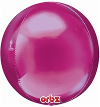 FUCHSIA Orbz Foil Balloon