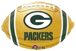 18 inch Green Bay PACKERS NFL Football Foil Balloon