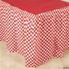 Table Skirt 29in x 14ft RED and WHITE CHECK, Price Per EACH