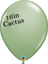 16 inch Qualatex CACTUS  Latex Balloons