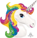 Rainbow Unicorn Balloon