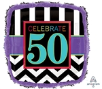 50th Birthday Celebration Balloon