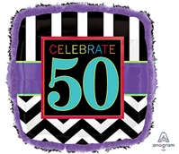 50th Birthday Celebration Balloon