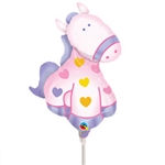 Soft Pony Foil Balloon